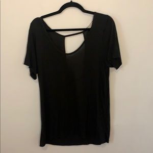 Truly madly deeply open back t shirt